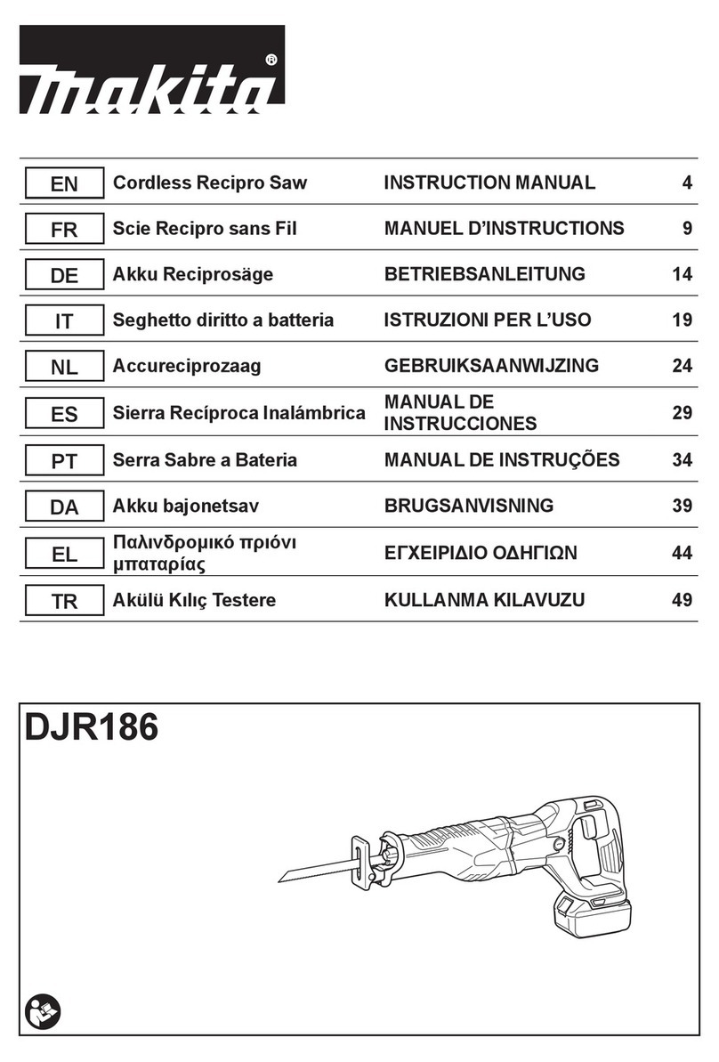 Makita DJR186 User manual