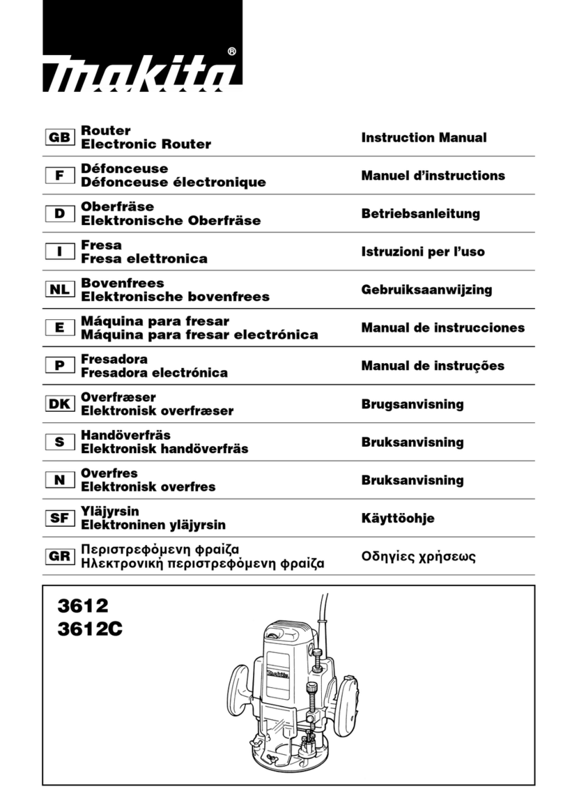 Makita 3612 User manual Makita 3612 User manual