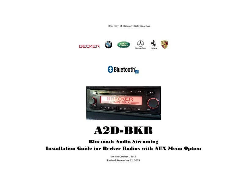 Becker A2D-BKR installation guide