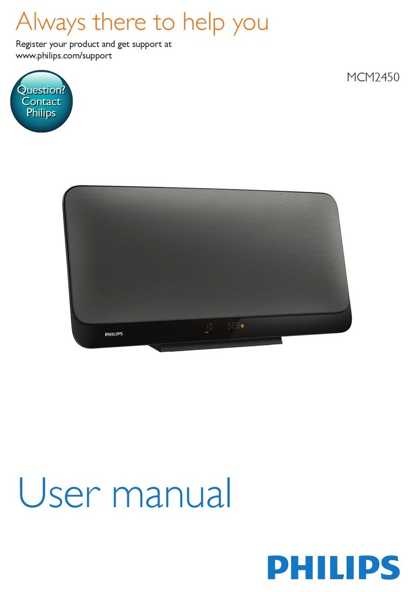 Philips MCM2450 User manual