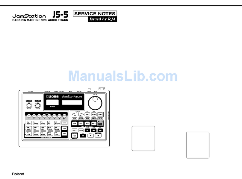 BOSSCO JamStation JS-5 Service notes