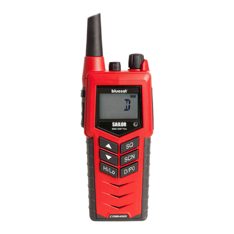 COBHAM SAILOR 3965 ATEX UHF Fire user manual