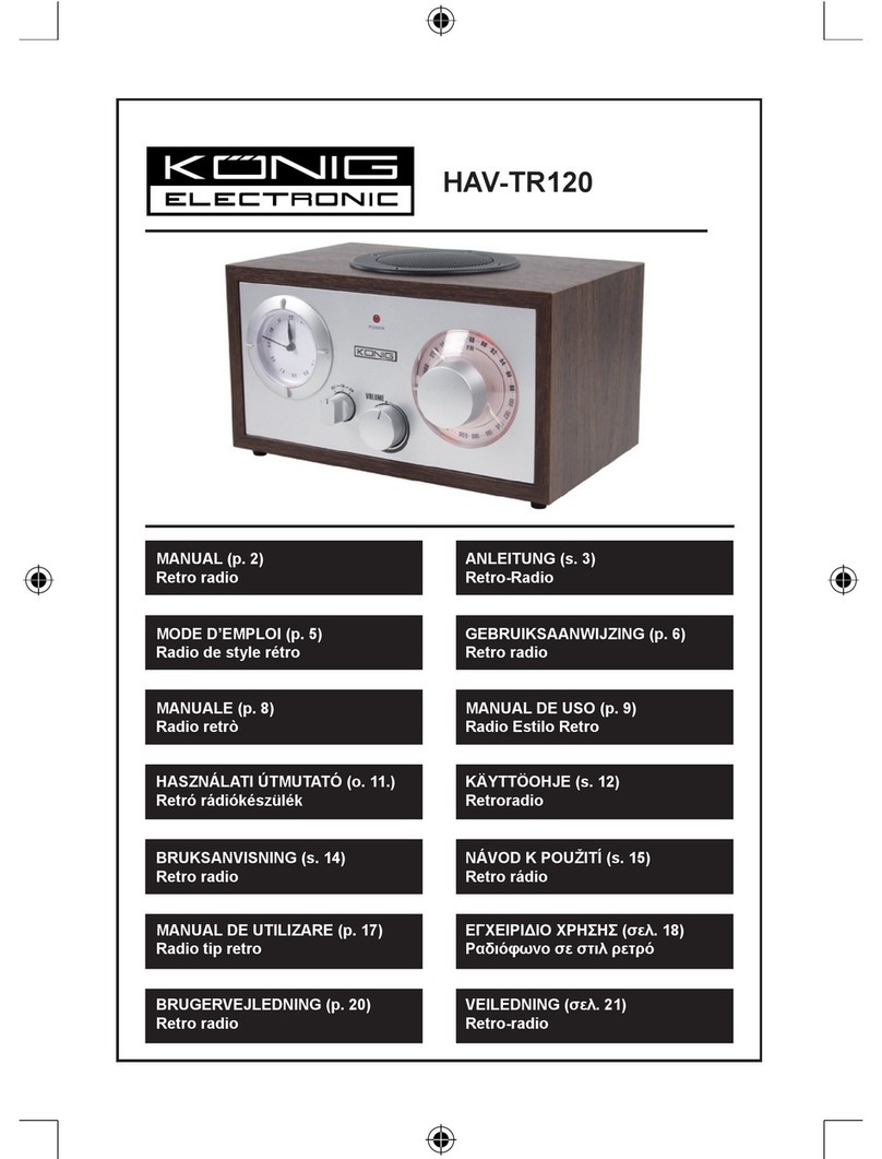 Konig HAV-TR120 manual