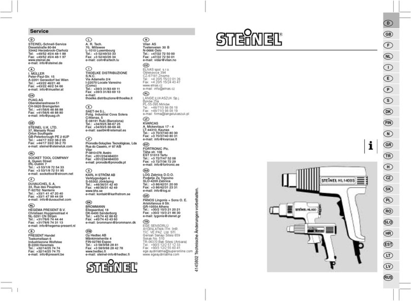Stainel HL525 User manual
