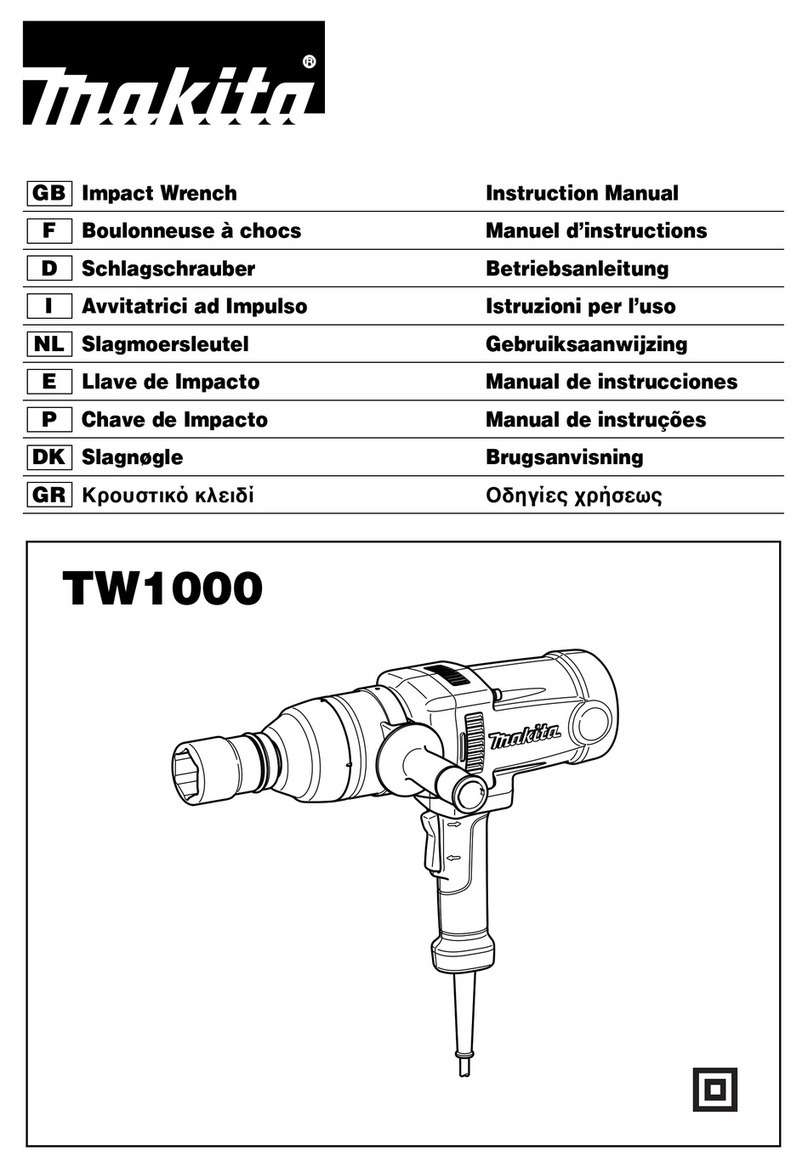 Makita TW1000 User manual