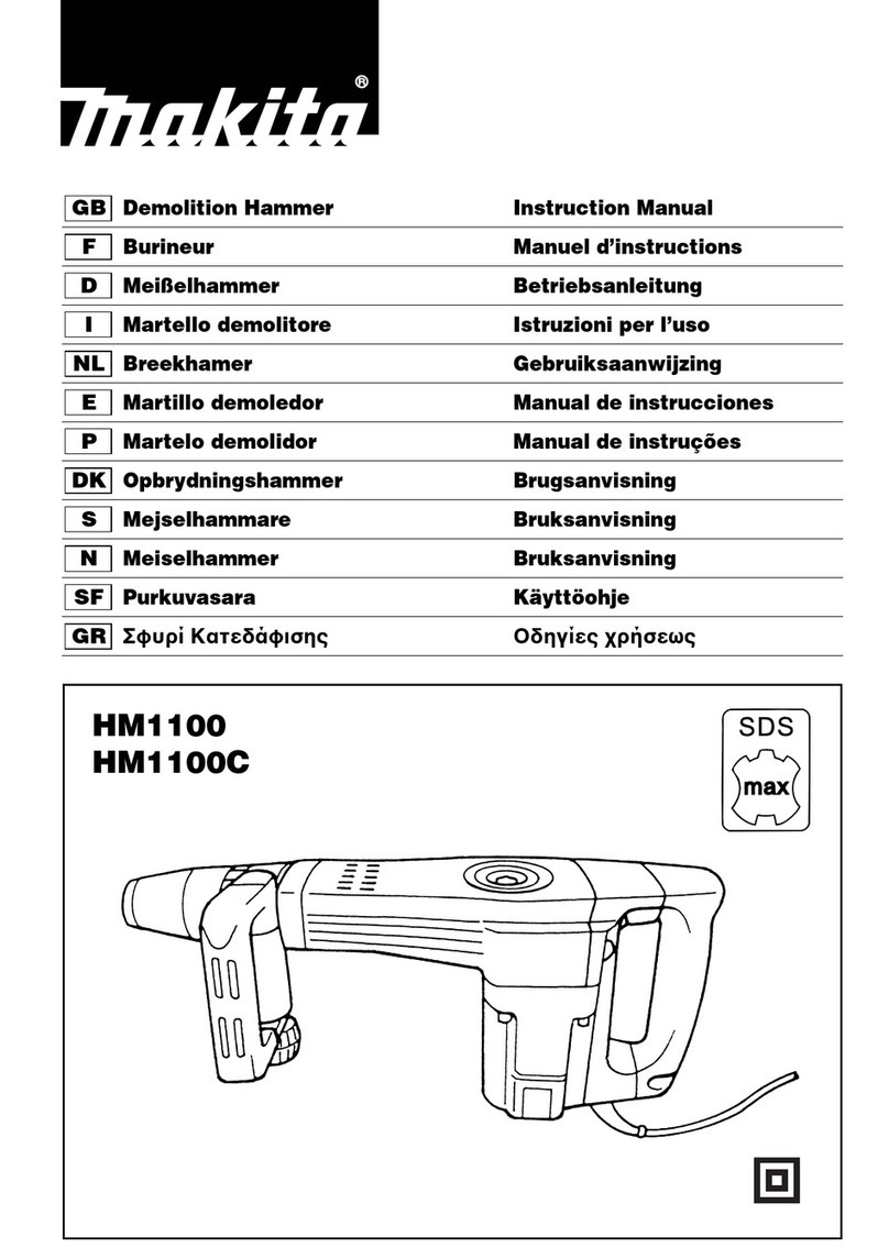 Makita HM1100 instruction manual