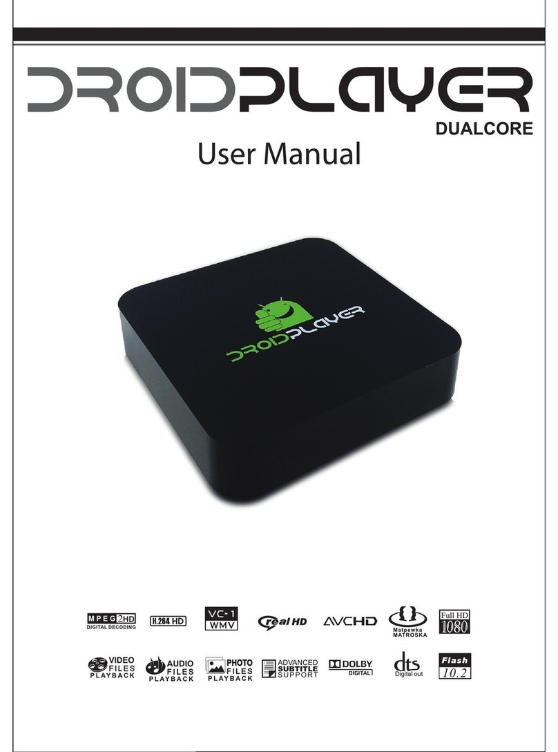Droidplayer Dual Core DP-MXQ user manual
