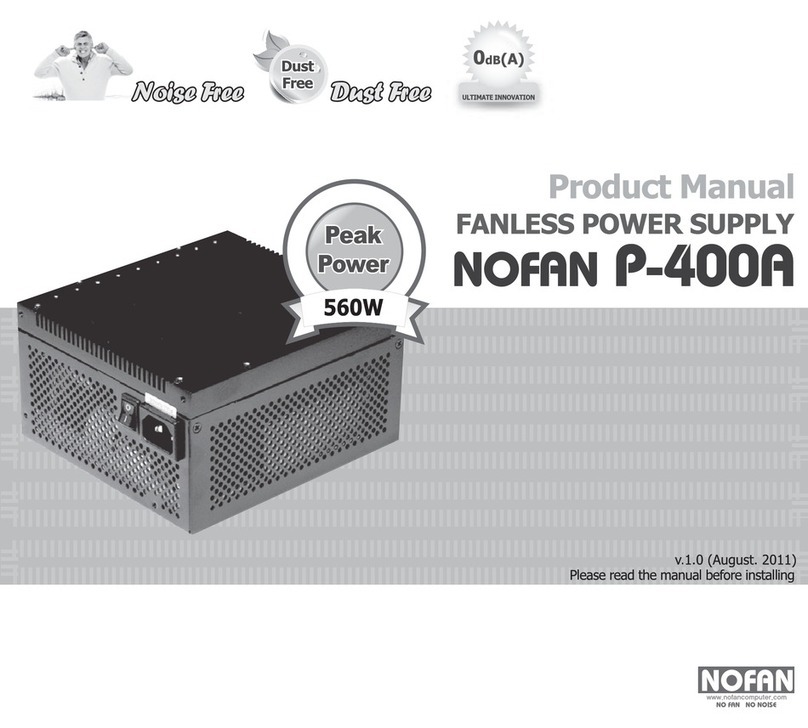 Nofan P-400A product manual
