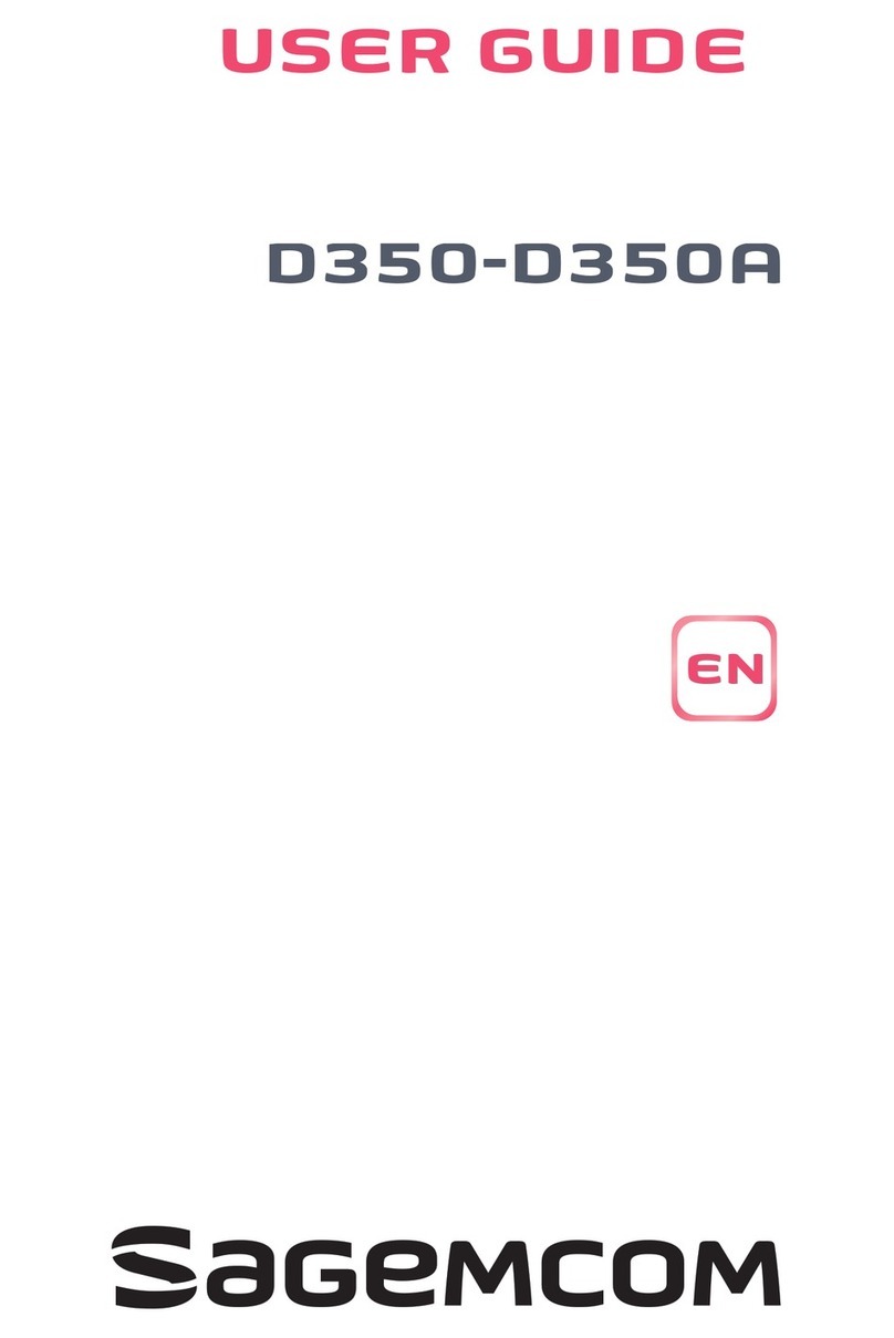 SAGEMCOM D350 user guide