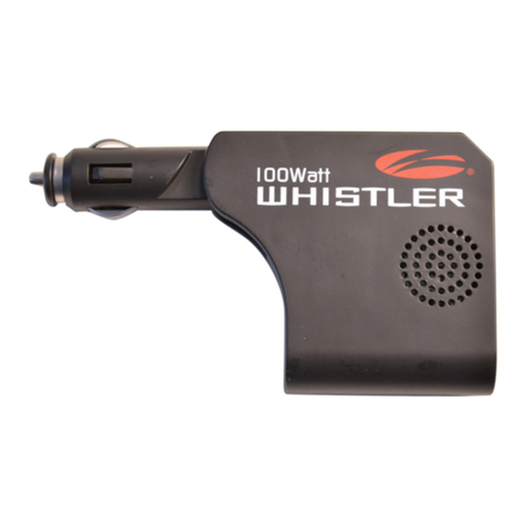 Whistler XP100i owner's manual