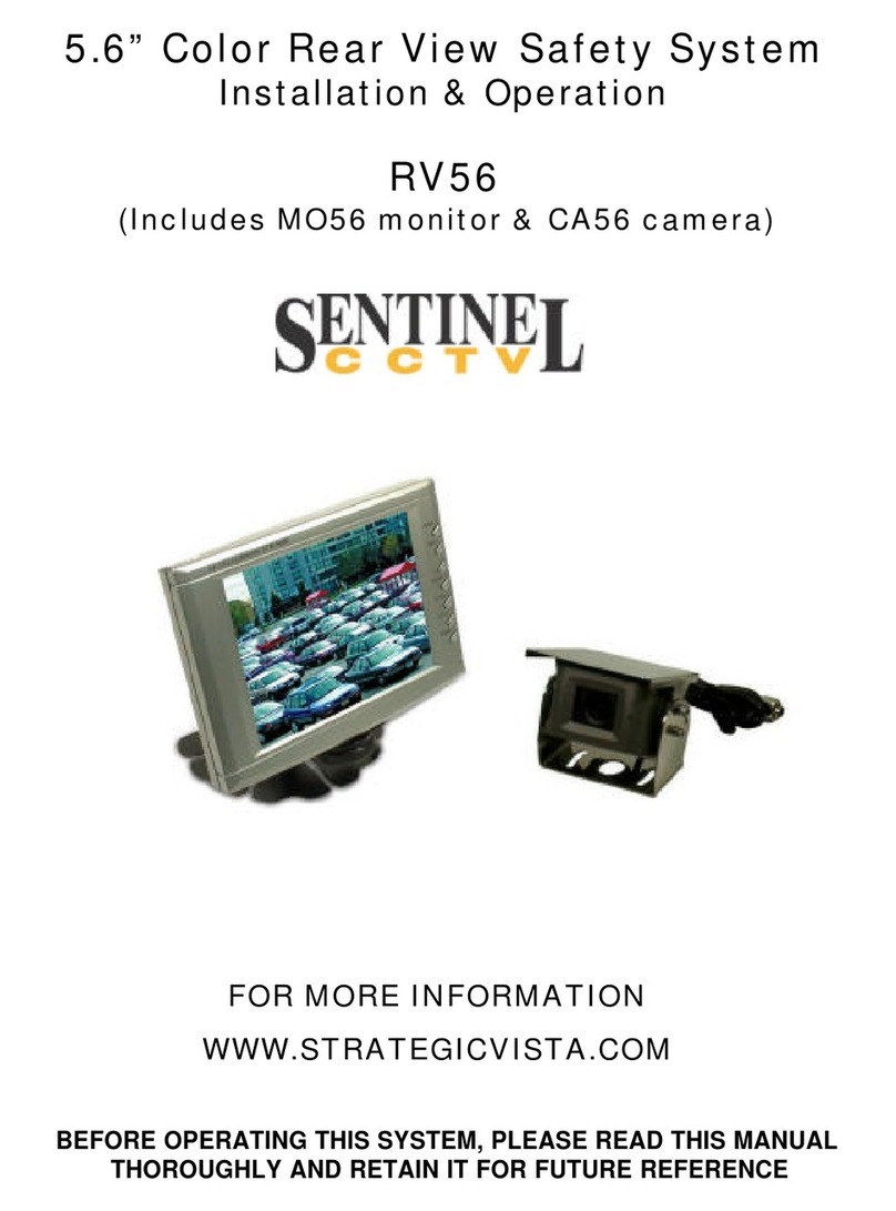 Sentinel CCTV RV56 Installation & operation