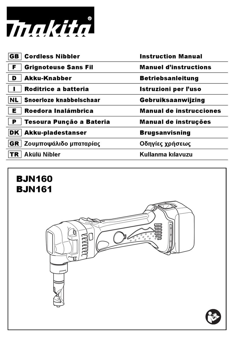 Makita BJN160 User manual