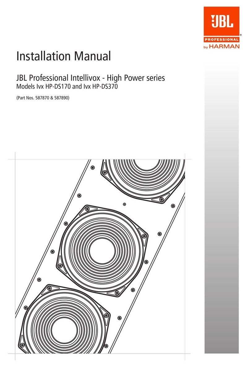 JBL Ivx HP-DS170 User manual