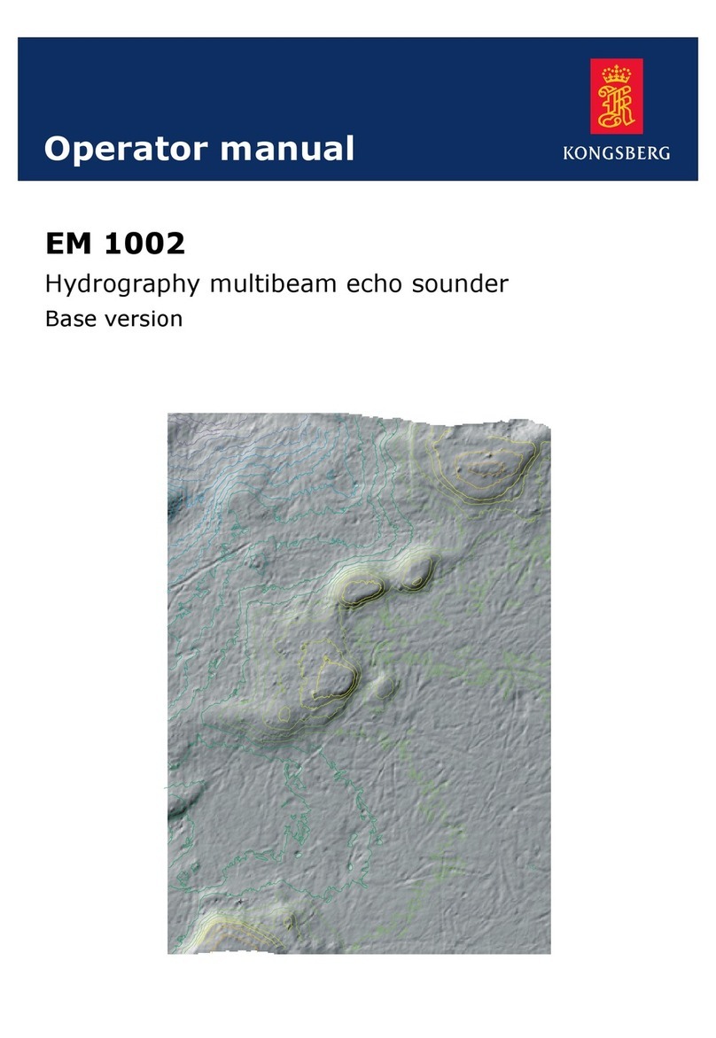 Kongsberg EM 1002 User manual