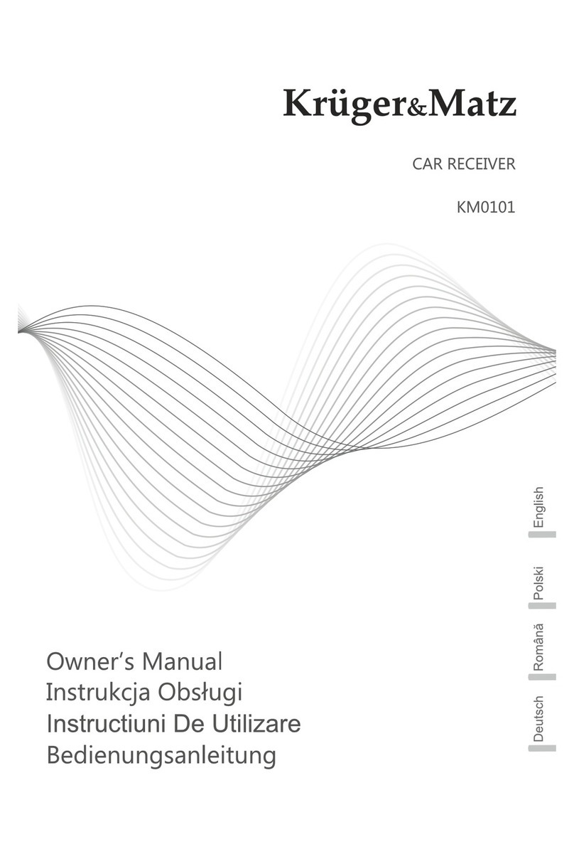 Kruger&Matz KM0101 owner's manual