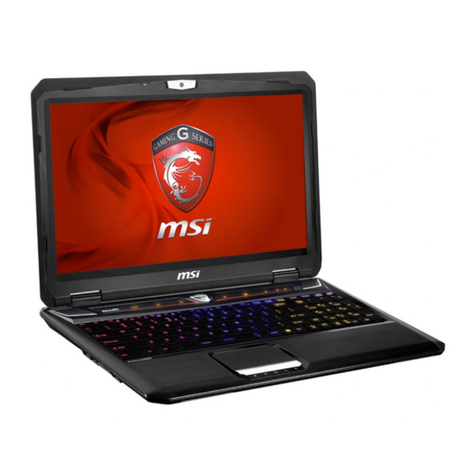 MSI GT60 Installation instructions MSI GT60 Installation instructions