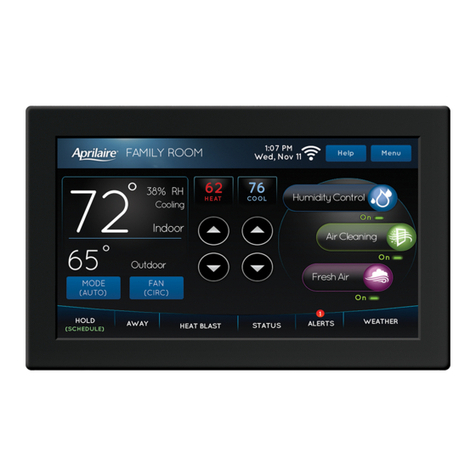Aprilaire 8920W owner's manual