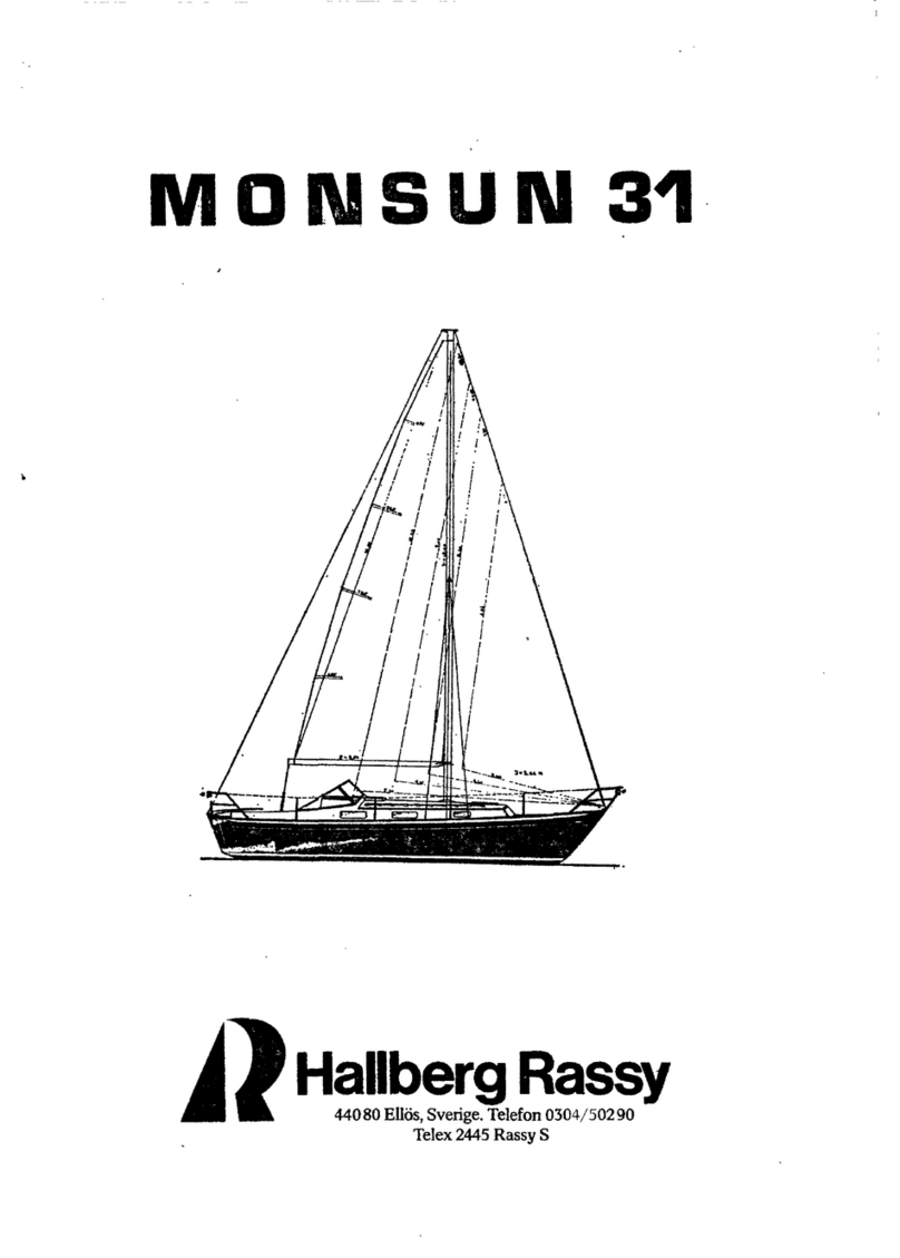 Hallberg-Rassy MONSUN 31 instructions