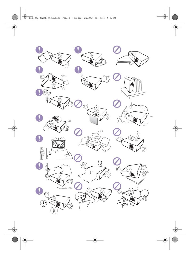 BenQ MX768 User manual