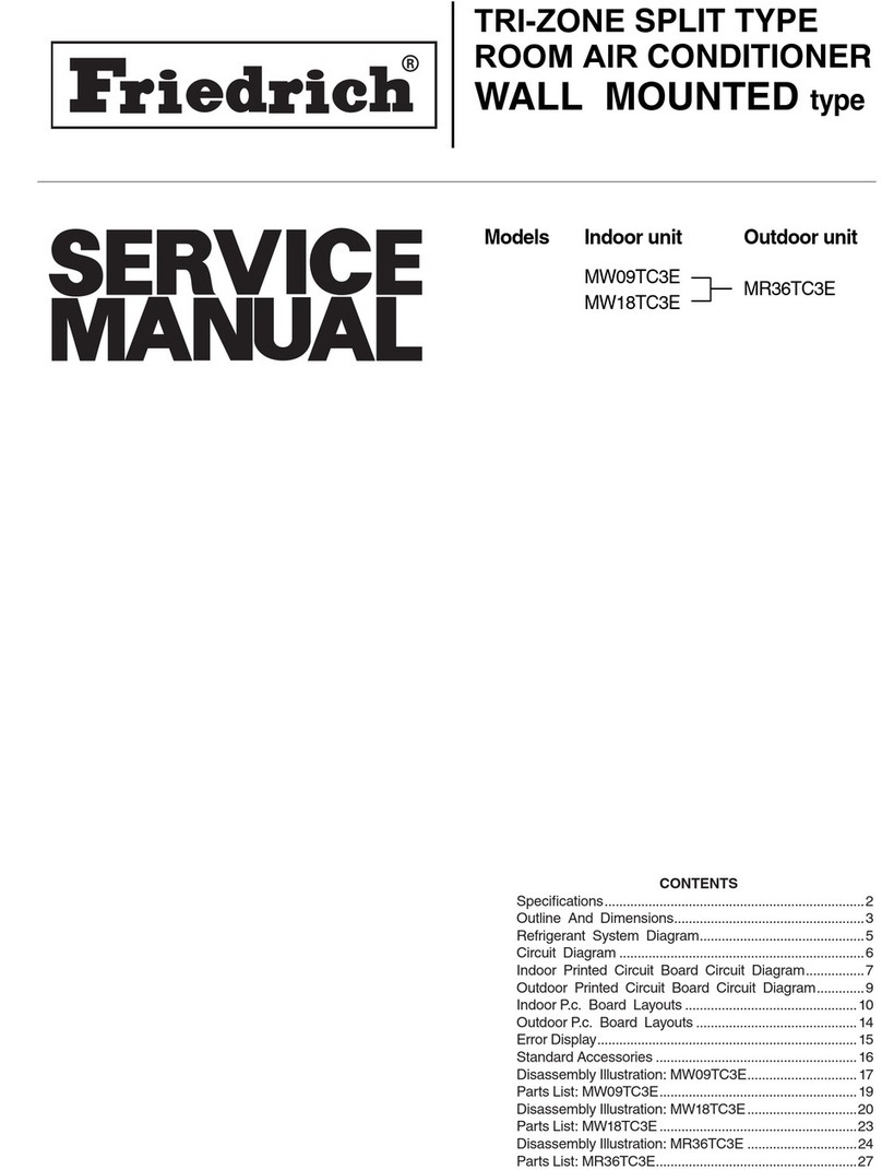 Friedrich MW09TC3E User manual