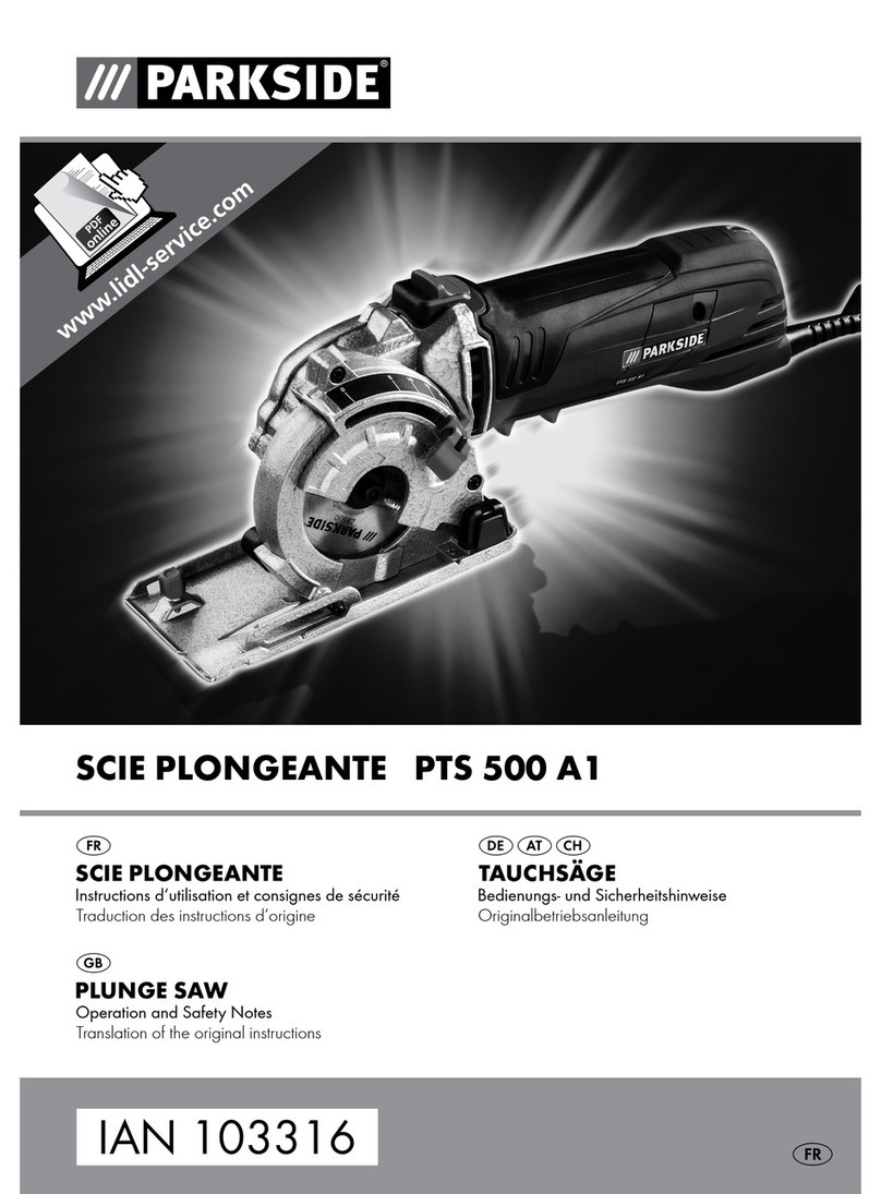 Parkside PTS 500 A1 Original instructions