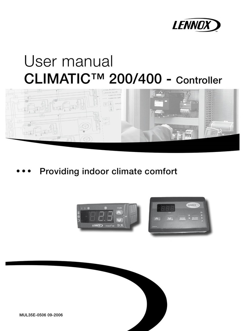 Lennox CLIMATIC 200 user manual