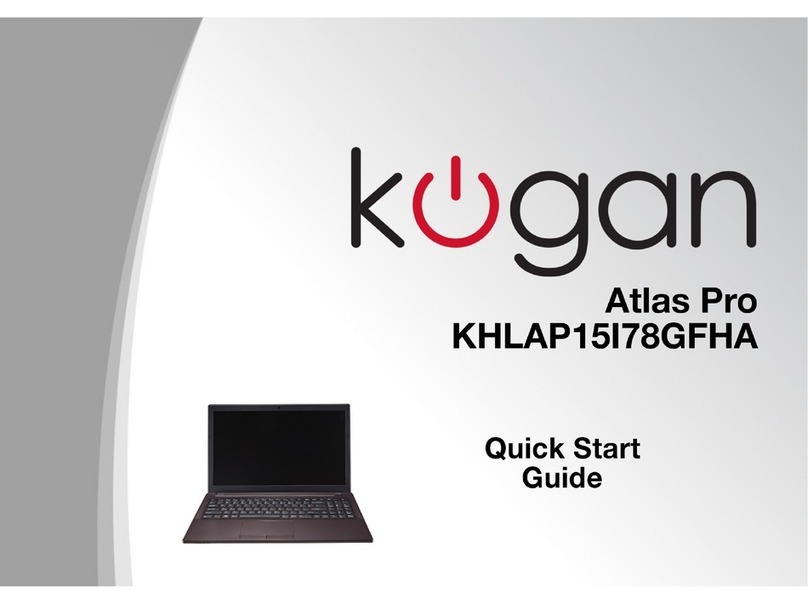 Kogan KHLAP15I78GFHA quick start guide