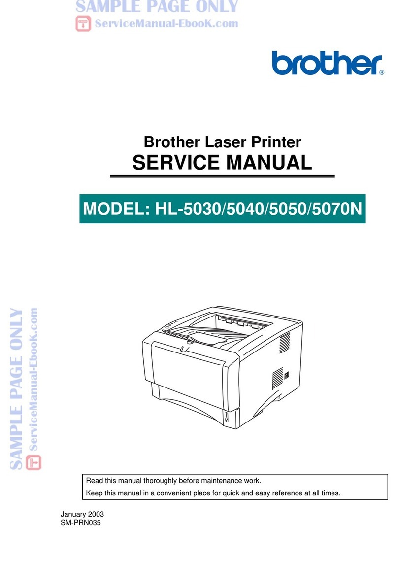 Brother HL-5030 User manual