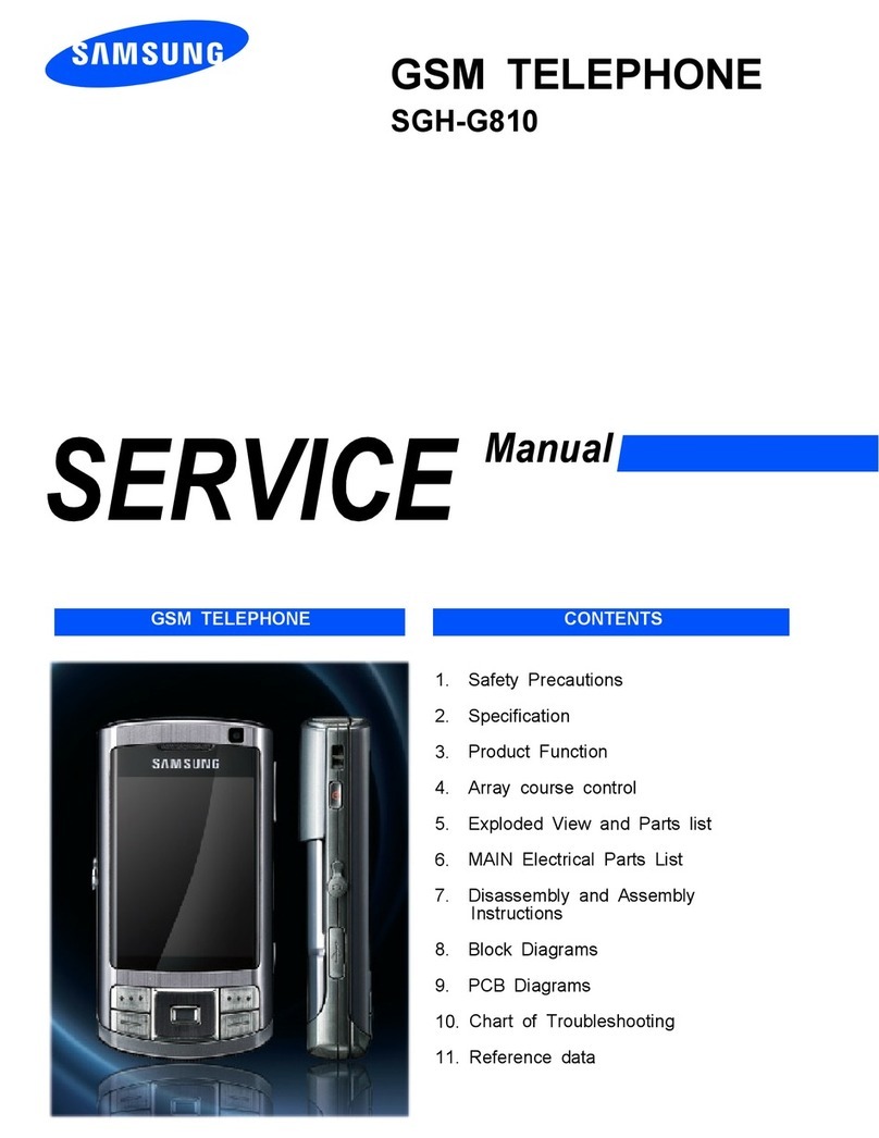 Samsung SGH-G810 Building instructions