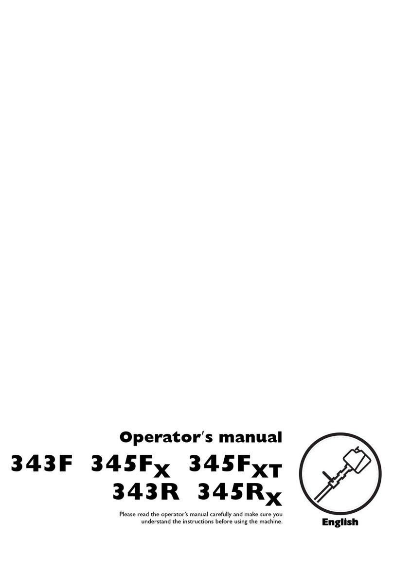 Husqvarna 343F Operator's manual