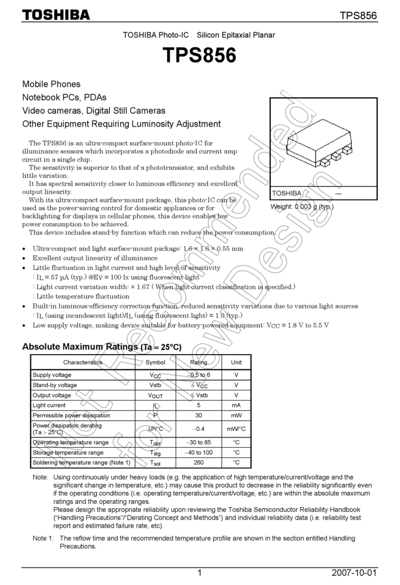 Toshiba TPS856 owner's manual