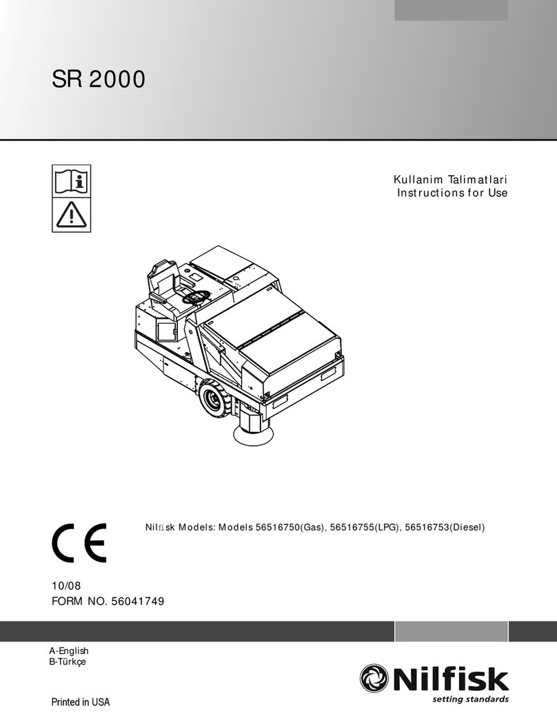 Nilfisk-Advance SR 2000 User manual Nilfisk-Advance SR 2000 User manual