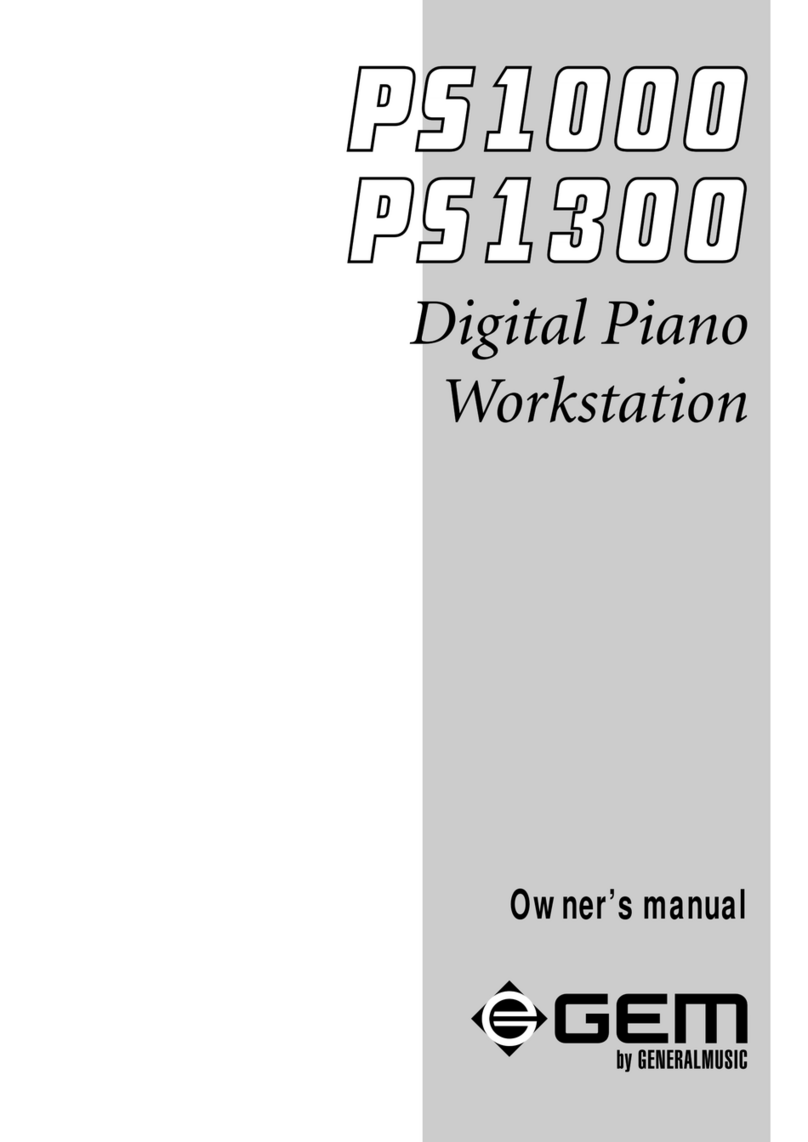 GEM PS1000 User manual