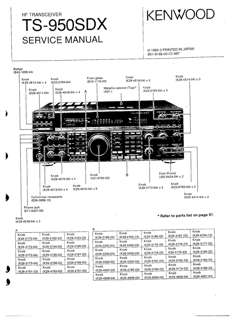 Kenwood TS-950SDX Service manual
