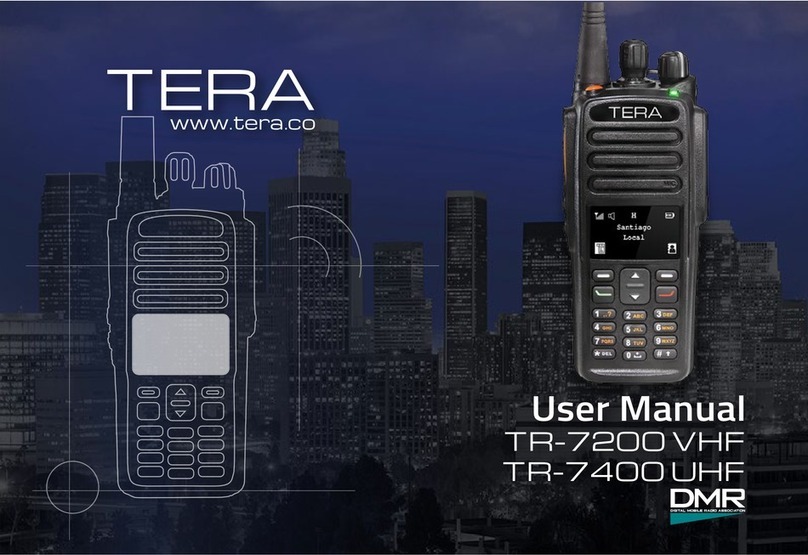 Tera TR-7200 VHF User manual