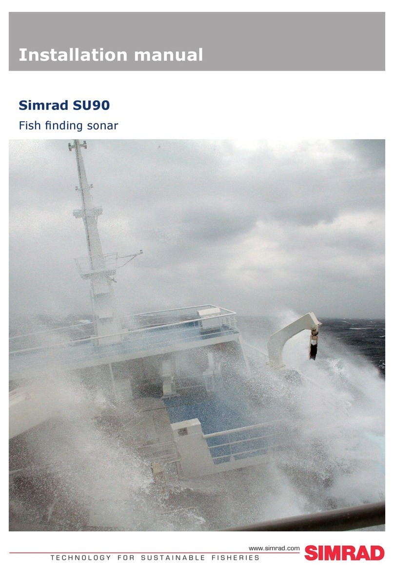Simrad SU90 User manual