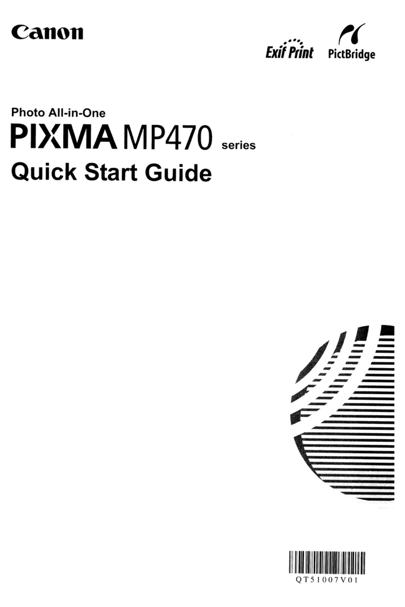 Canon PIXMA MP470 User manual
