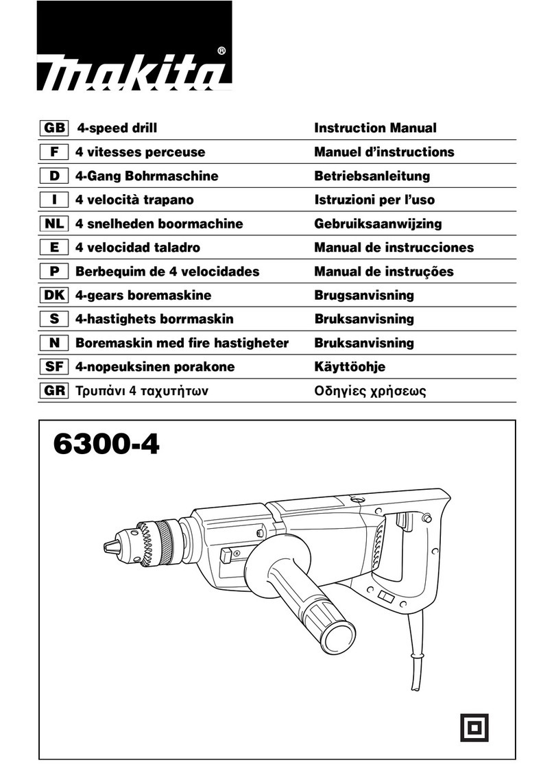 Makita 6300-4 instruction manual