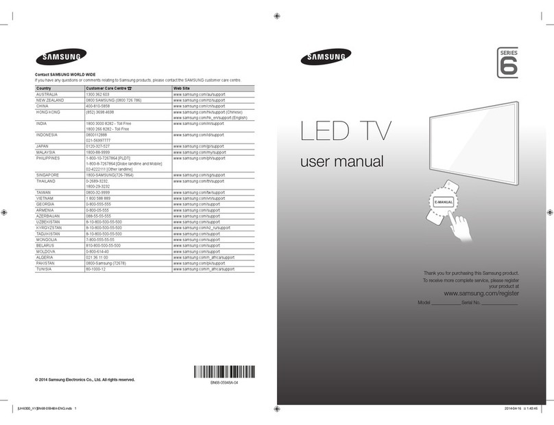 Samsung 6 series User manual