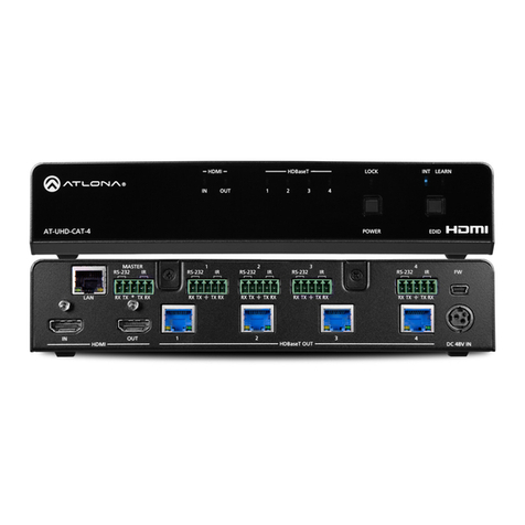 Atlona AT-UHD-CAT-4 user manual