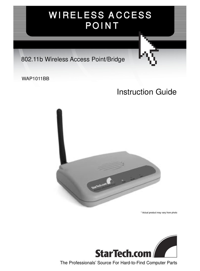 StarTech.com WAP1011BB Instruction guide