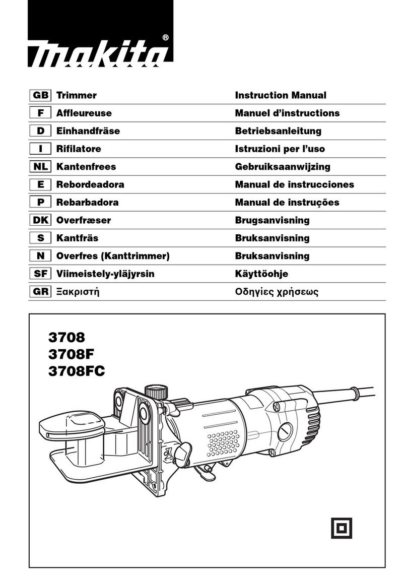 Makita 3708 User manual