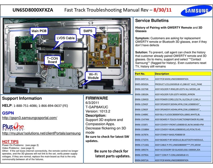 Samsung UN65D8000XFXZA User manual