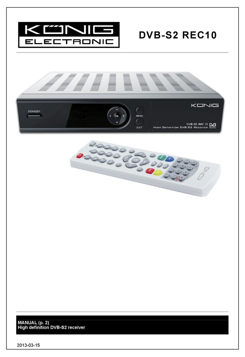 Konig DVB-S2 REC10 user manual