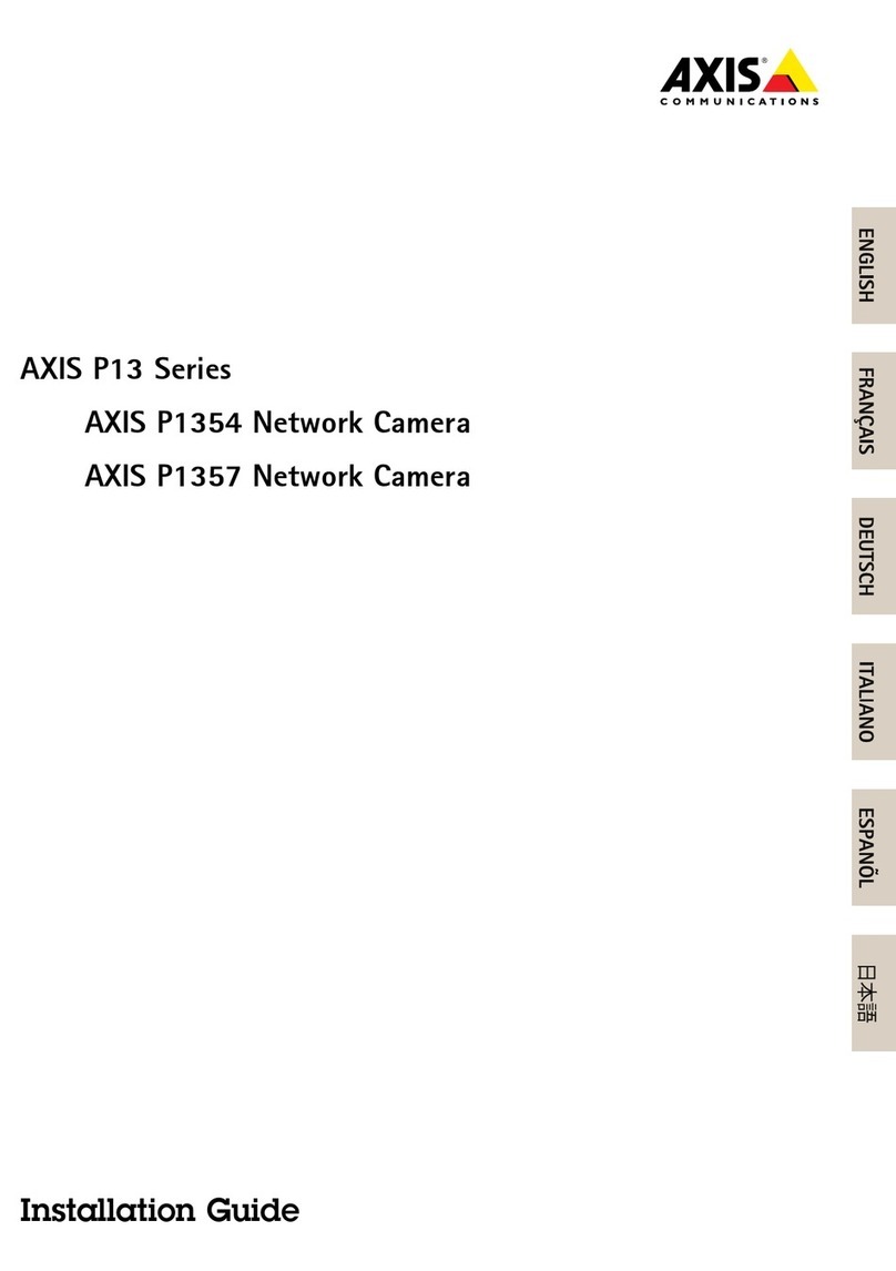 Axis P1357 installation guide