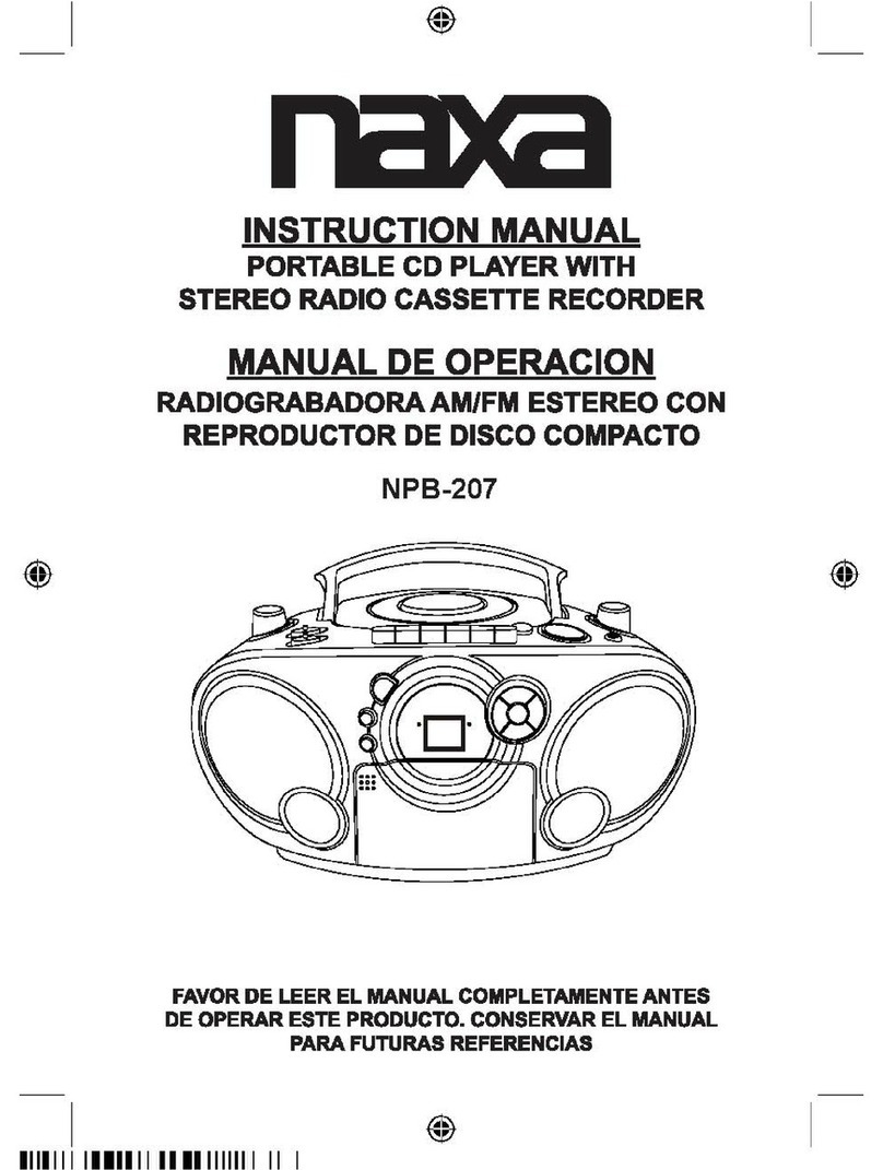 Naxa NPB-207 instruction manual