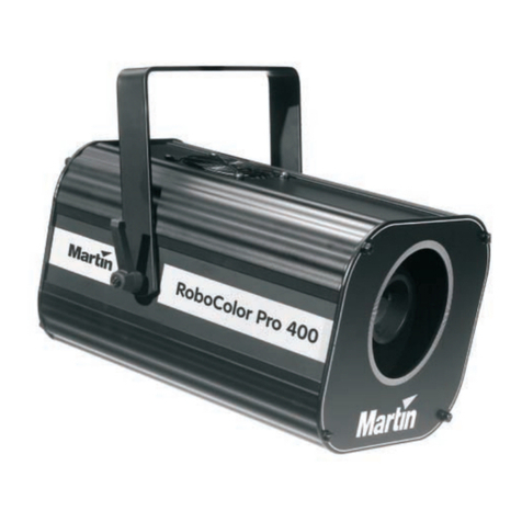 Martin RoboColor Pro 400 User manual