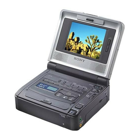 Sony Video Walkman GV-D200 User manual