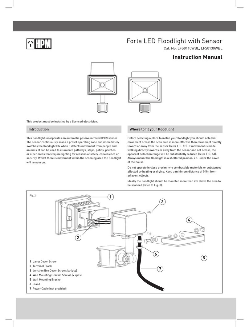 HPM LFS0110WBL instruction manual