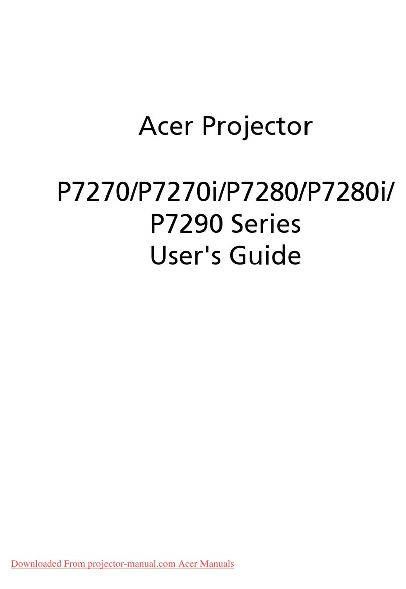 Acer P7270 Series User manual Acer P7270 Series User manual